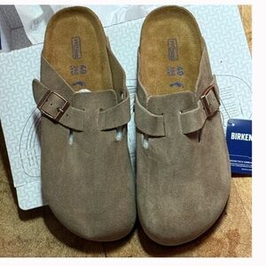 Birkenstock Boston Suede NWT BOX SOFT Sole Size 40
